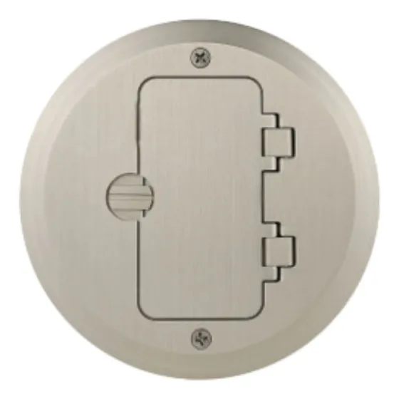 Placa P/piso C/recep Dúp. Tr 15a-125v 2p3h 25251-tfn Leviton