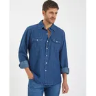 Camisas de jean hombre taverniti sale