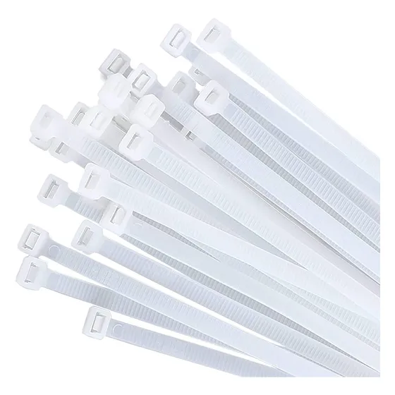 100 Precintos Nylon 100mm X 2.5mm Alt1 Blanco