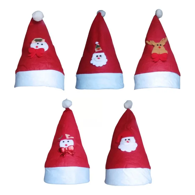 Gorro Navideño Diseños Aleatorios Pack X 6