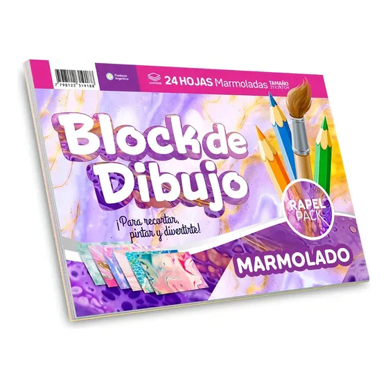Block De Dibujo N° 5 Marmoladas X 24 H. Igneo 7210 Color Surtidas