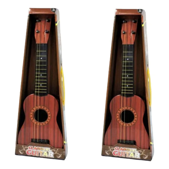 Guitarra Acústica Pequeña Niños Infantil 4 Cuerdas Metálicas