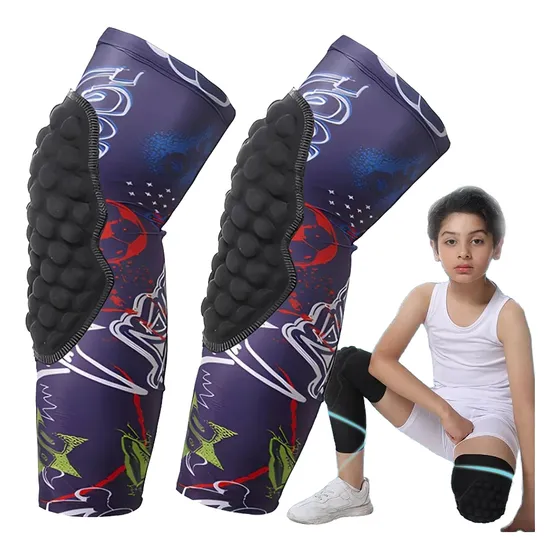 Par Rodillera Deportiva Basquetbol Honeycomb Protector Niño