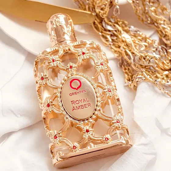 Perfume Royal Amber Luxury Collection Orientica 80 Ml Original Com Garantia
