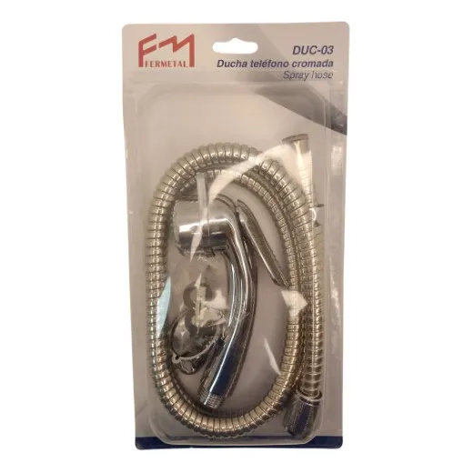 Ducha Tipo Telefono Plastica/cromada Completa