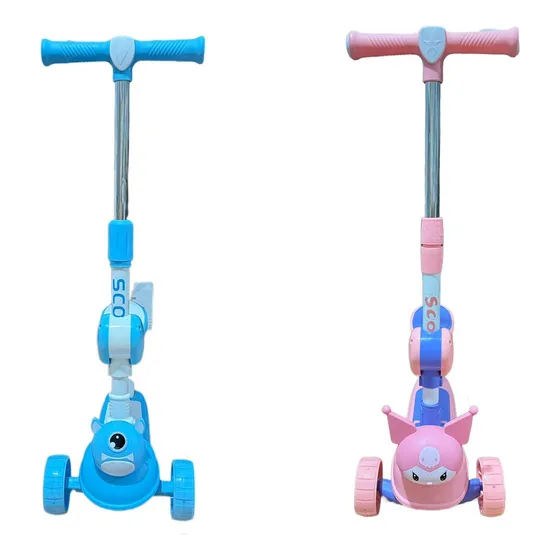 Scooter Monopatín Niños Regulable 3 Rueda Led Musical