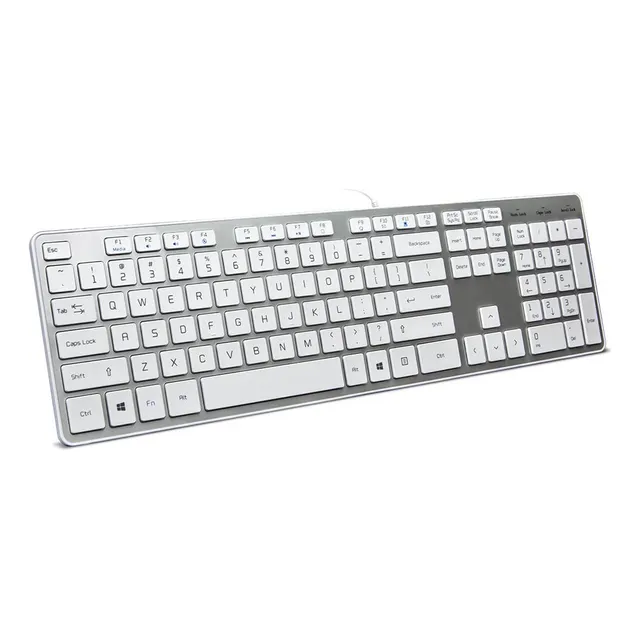 Bfriendit Teclado Alámbrico Ultra Delgado