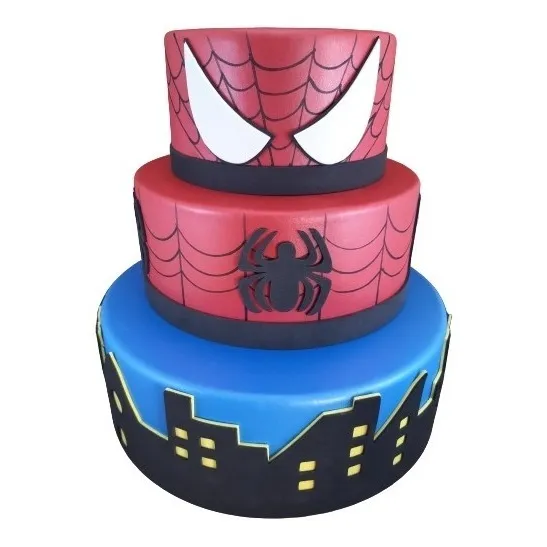Bolo Fake Homem Aranha Batman Hulk Minions Akatsuki Modelos