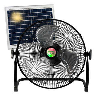 Ventiladores Solar 12 Pulgadas Con Panel Recargable Megaluz Ventiladores Solar 12 Pulgadas Con Panel Recargable Megaluz