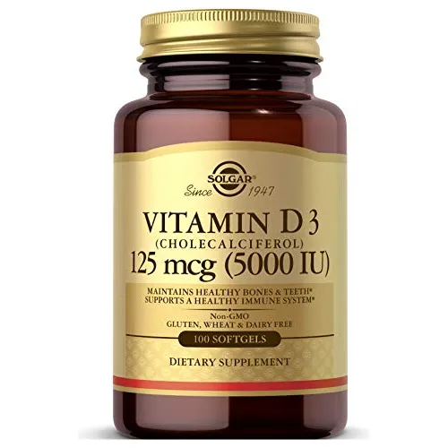 Solgar Vitamina D3 (cholecalciferol) 125 Mcg (5000 9pegy