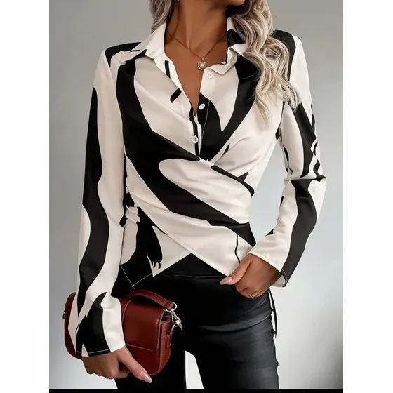 Blusa Casual Temu Mujer