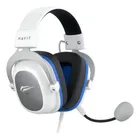 Headset Gamer Havit H2002D — Edição White Red Roxo Pink (Azul)