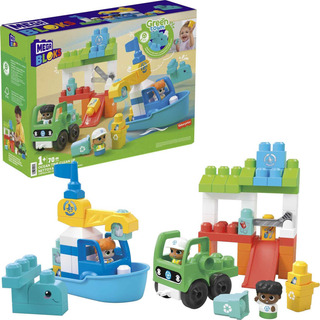 Set De Juguetes Building Blocks Mega Bloks Fisher-price Gree Set De Juguetes Building Blocks Mega Bloks Fisher-price Gree
