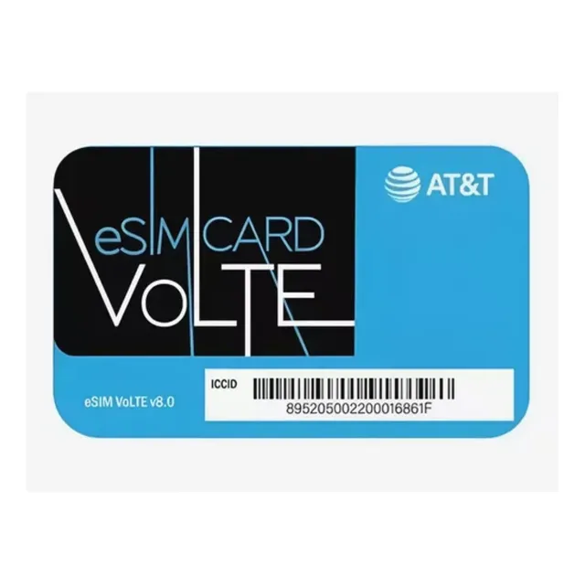 Esim Prepago Att At&t México Chip Digital Cualquier Lada