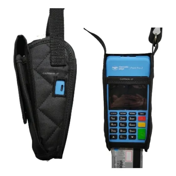 1 Capa Para Máquina Mercado Pago  Pro 2 Com Alça E Bolsinho.