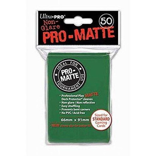 Ultra Pro Pro Matte Micas Standard 66x91 Verde Pack 50 Ultra Pro Pro Matte Micas Standard 66x91 Verde Pack 50