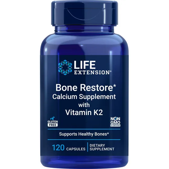 Suplemento Life Extension Bone Restore + Vitamina K2 Para Hu