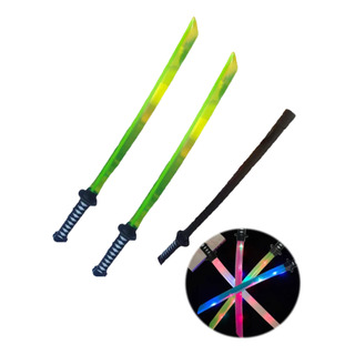 2 Catanas Sables Luz Sonido Espada Cosplay Disfraz Samurái 2 Catanas Sables Luz Sonido Espada Cosplay Disfraz Samurái