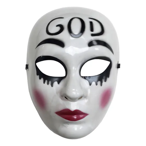 Máscara La Purga Diseño God Máscara De Halloween Disfraz Color Blanco La Purga God