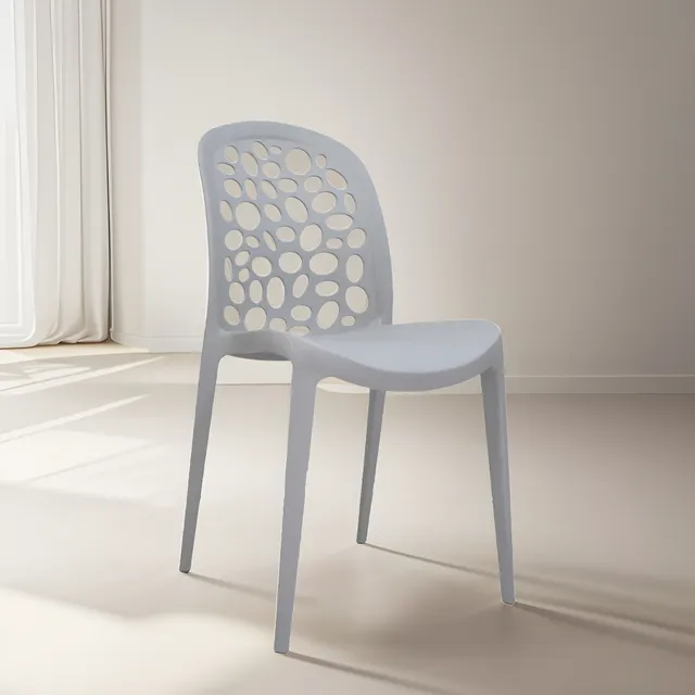 Silla De Comedor Diseño Burbuja Color Gris Ofideas Diseño De La Tela Sin Tela