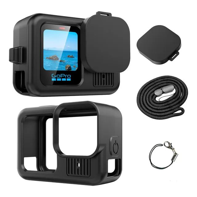 Funda Protectora De Silicona Gopro Hero 13 Black Anticaída
