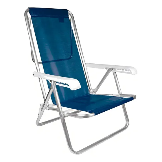 Mor reposera sillón 8 posiciones aluminio color azul