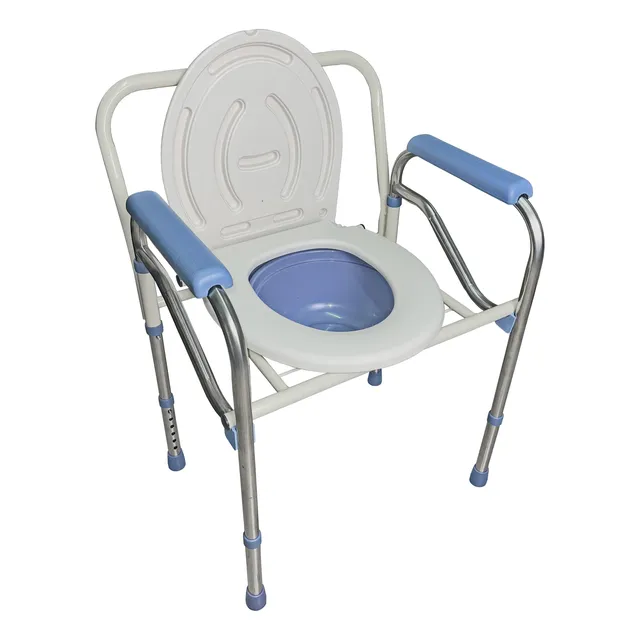 Silla De Baño Wc Inodoro Portátil Y Plegable 3 En 1 Con Tapa