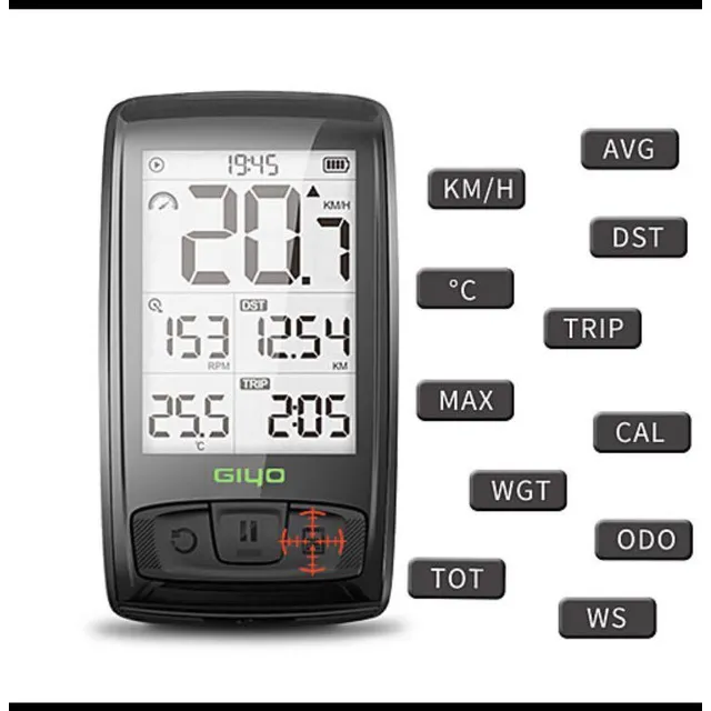 Ciclocomputador Goyo M4 Con Sensor Vel Y Cad