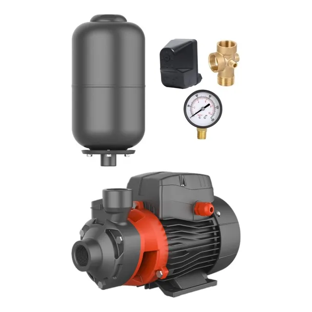 Bomba De Agua 1/2 Hp Leo Con Kit De Pulmon 5 Litros