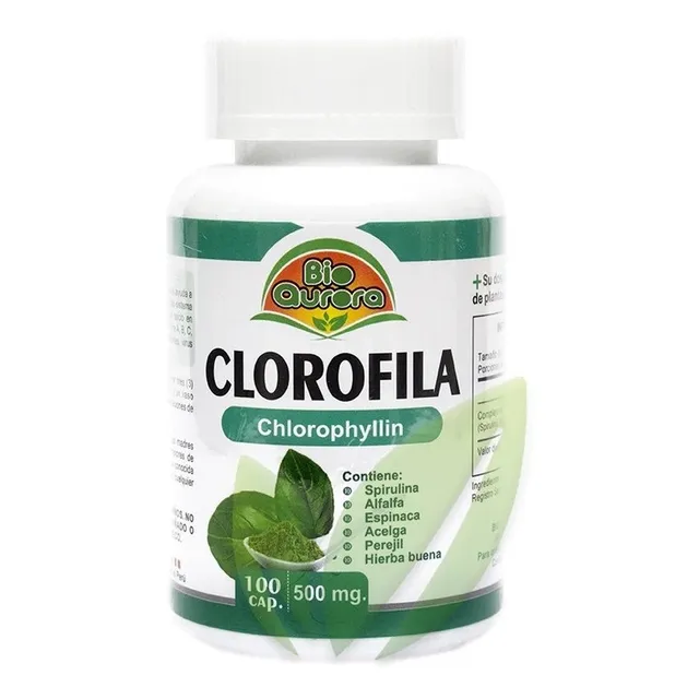 Clorofila 500 Mg | 100 Cápsulas
