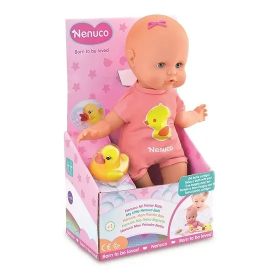 Muñeca Bebe Nenuco Mi Primer Baño Int 14070 Original