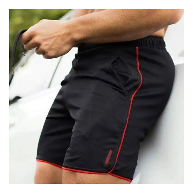 Short Esportivo Masculino Para Academia E Corrida Negro M