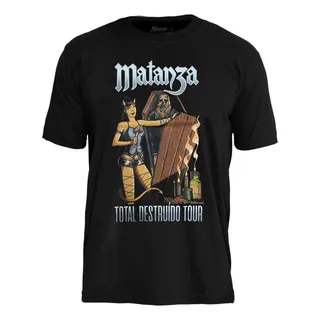 Camiseta Stamp Matanza Total DestruĂdo Tour Ts1362 Camiseta Stamp Matanza Total DestruĂdo Tour Ts1362