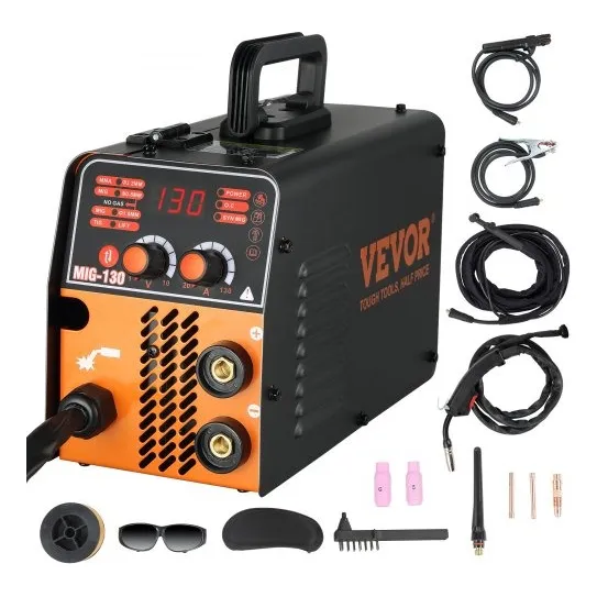 Máquina Soldar 3en1 Tig Mig Electrodo Flux Vevor Usa 135amp