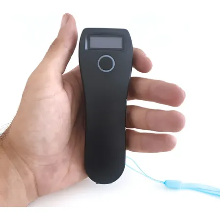 Mini Leitor Código Barras Bolso Sem Fio 2d Qr Code Bluetooth Cor Azul-celeste Tipo de conector do cabo USB 5V