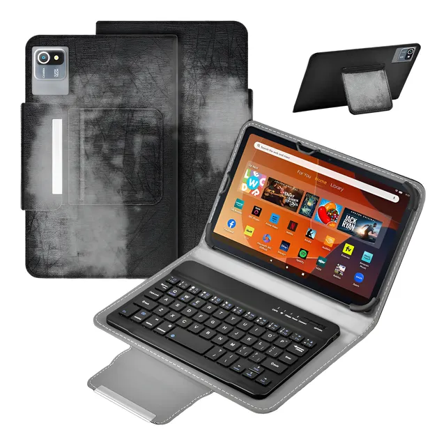 Funda + Teclado Universal Para Tablet De 8 A 8.7 Wireless 
