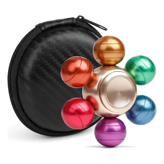 Pelotas Giratorias Cool Magic Orb, Juguetes De Metal, Stress