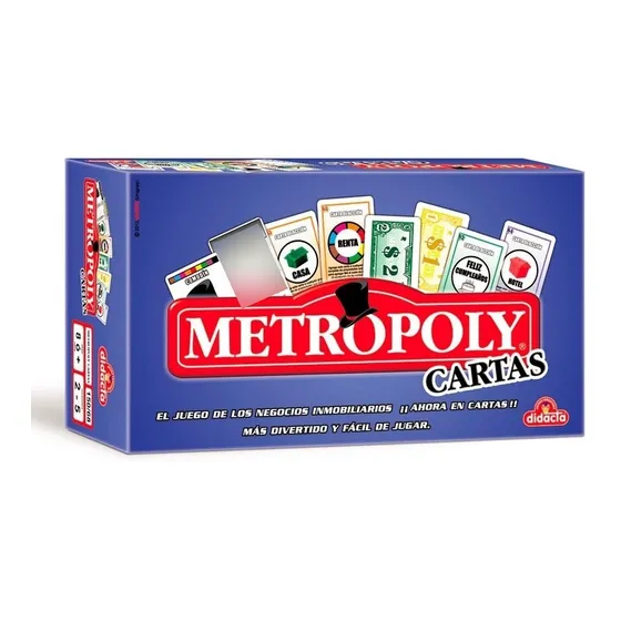 Juego De Cartas Metropoly En Español Monopoly Monopolio