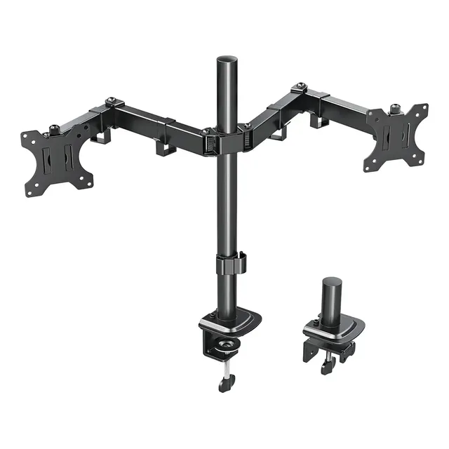 Soporte De Monitor Elived De Doble Brazo Para 13-32 Negro