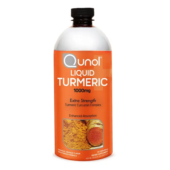 Suplemento Qunol, Cúrcuma Líquida, Curcumina, 1000 Mg, 900 M
