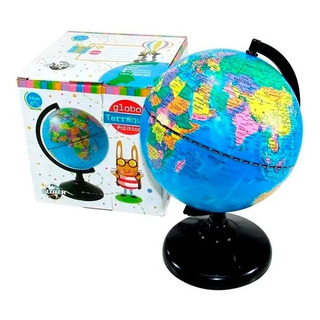 Globo Terráqueo 14 Cm Base Plástico 147w Globo Terráqueo 14 Cm Base Plástico 147w