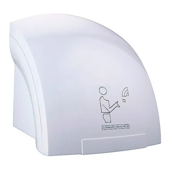 Secador De Manos Plastico Abs Blanco Automático-infrarrojo