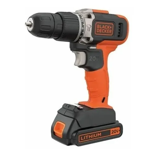 Taladro Atornillador Percutor Inalámbrico 20v Black + Decker