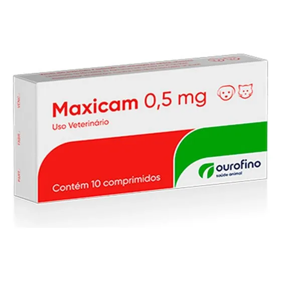 Maxicam 0,5 Mg - 10 Comprimidos Original E Lacrado 