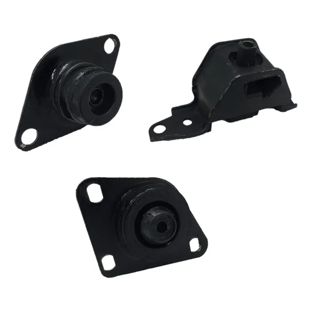  Kit 3 Soporte Motor P/ Fiat Palio Siena 1.6 8v 1.7 Diesel