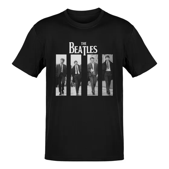 Remera Estampada The Beatles Algodón Serigrafía Digital