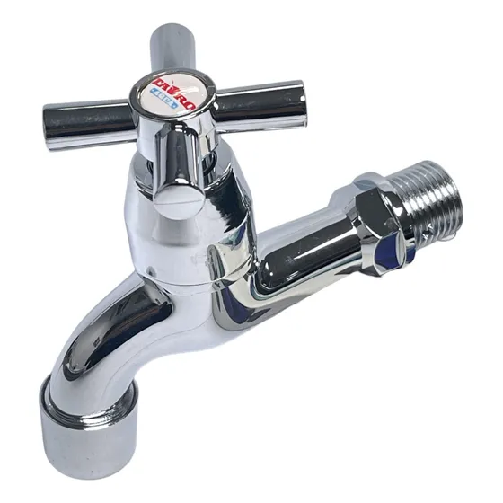 Llave De Chorro O Maguera 1/2 Pvc Cromada Tauro