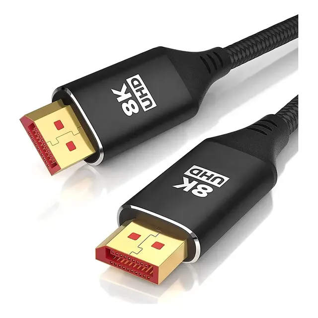 Cable Display Port 1.4 Ultra Hd 8k @60hz 3d 1.5metros