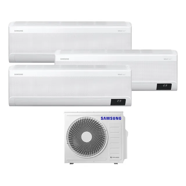 Aire Acondicionado Multisplit Frío&calor 2x9.000-1x12.000btu Color Blanco