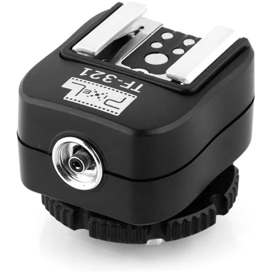 Adaptador Zapata Flash Con Puerto Pc-sync Para Canon